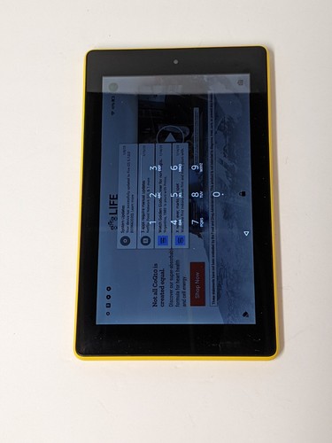 Tablet Amazon Kindle 7 SR043KL, 7a generación, amarilla - Imagen 2 de 7