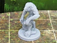 Prowling Werewolf Miniature Mini 3D Printed Resin Model RPG Tabletop Gaming D&D