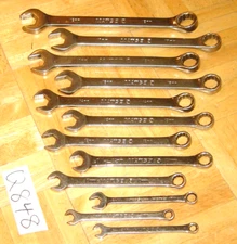 MATCO TOOLS 12 PIECE METRIC SHORT COMBINATION WRENCH SET 12 POINT 6MM TO 18MM