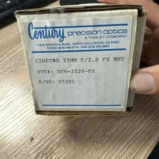 Century Cinetar  25mm f/2.8 V7281