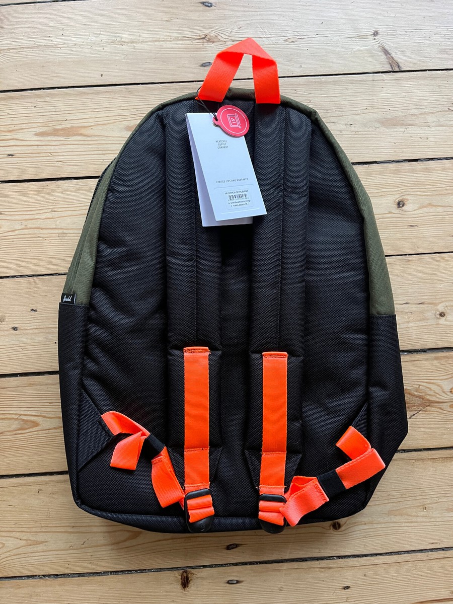 herschel backpack orange Thrasher x Classic XL RUBBER Constructed with zippered closures and skate lace pulls Grind Ph Settlement Backpack Orange