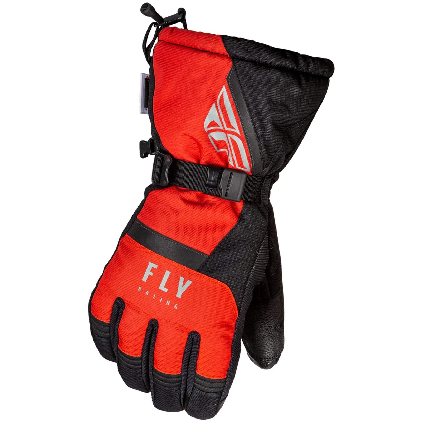 Fly Racing Cascade Insulated Snowmobile Gloves - Black / Red
