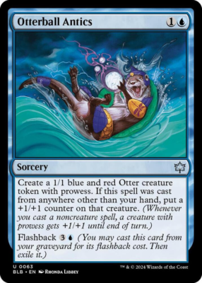 x4 Otterball Antics - Foil U MTG Bloomburrow M/NM, English | eBay