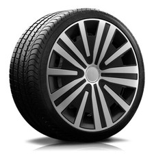 ⭐⭐⭐Radkappen-König 14" 15" 16" RKK17 4x Radkappen schwarz/silber Radblenden ⭐⭐⭐