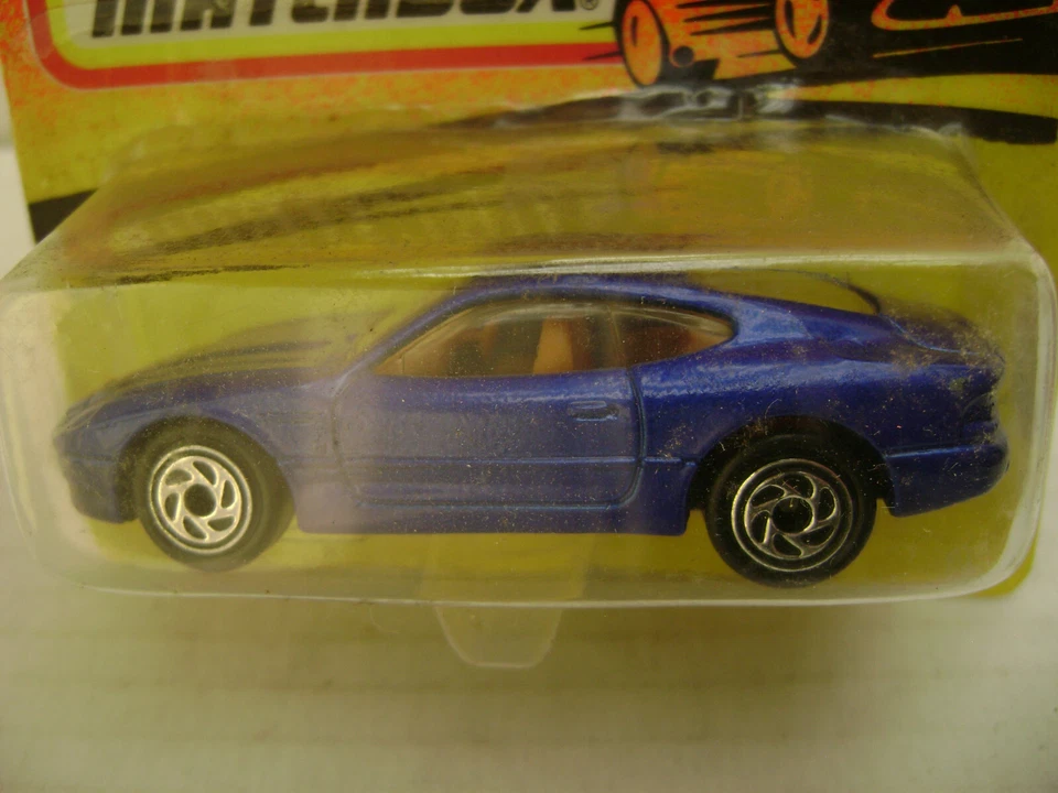 1993 MATCHBOX SUPERFAST 63 BLUE ASTON MARTIN DB-7 LAGONDA NEW ON CARD - Image 2 of 4