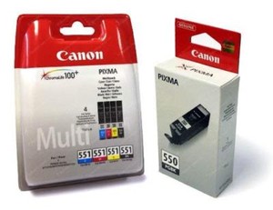 Canon Pixma Original 5 Inks Set For MX 925 MX725 MG 7150 7550 6650 6450 5550 BIN 5052388114874 