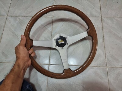 MOMO Gritti 1980 Wood Steering Wheel RARE Ferarri Porsche Alpina