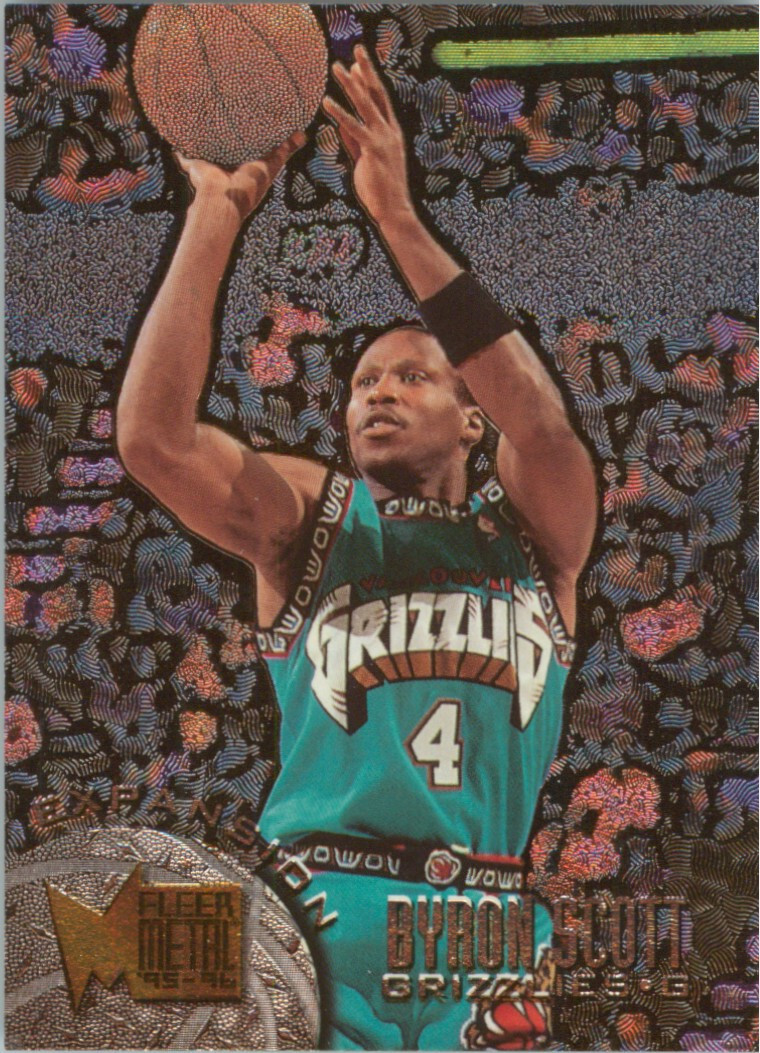 1995-96 Metal Basketball Card #206 Byron Scott Vancouver Grizzlies