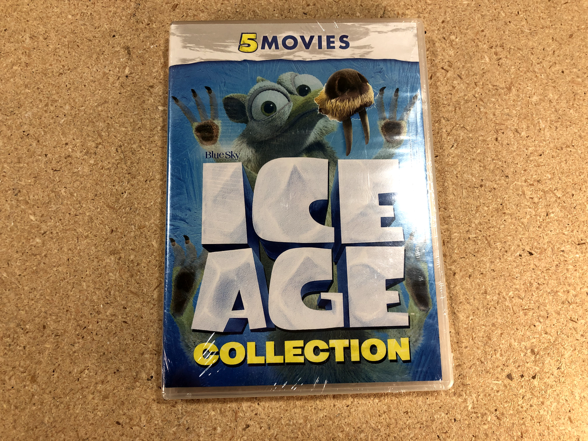 Ice Age Collection DVD 5 Movies Meltdown Dinosaurs