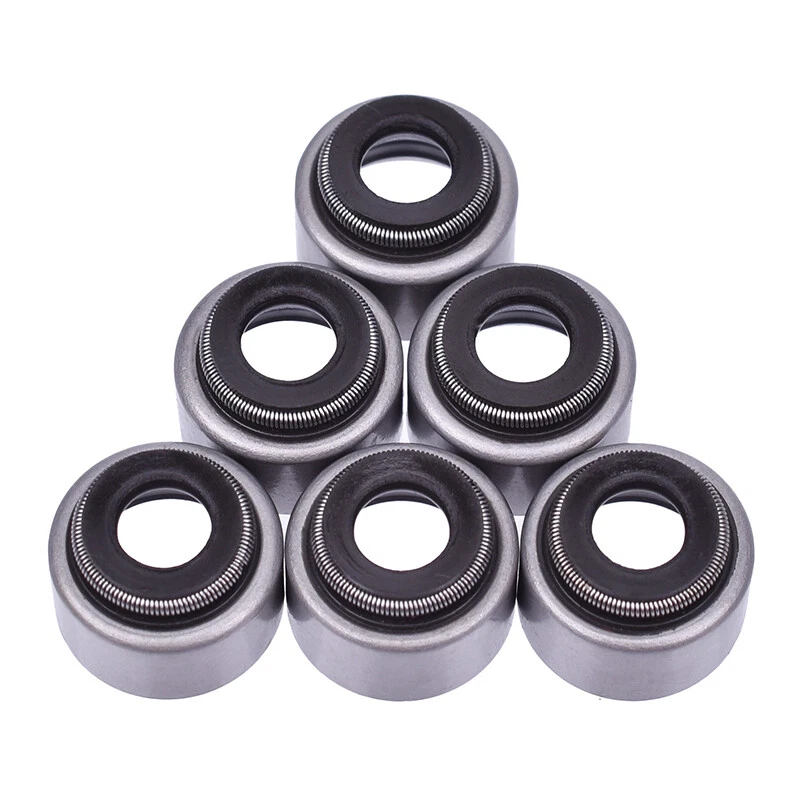 Sello de aceite de vástago de válvula de escape de admisión de 8 piezas 6 mm para Yamaha XT225 Serow XT 225 TT225 Foto 4 de 4