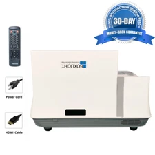 3500 ANSI DLP Projector Ultra Short Throw for Home Theater Games HDMI 1080p