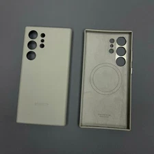 Business Leather Magsafe Case For Samsung Galaxy S23 S24 Ultra Back Cover