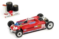 Brumm 1/43 F1 Ferrari 126 Ck Didier Pironi 1981 Statisches Modell Diecast