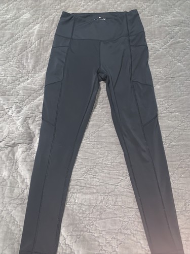 kate spade black solid leggings small 