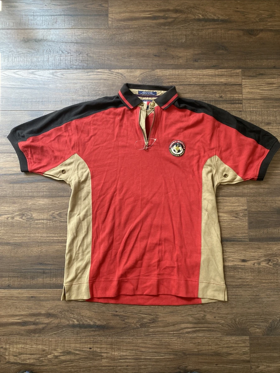 Vintage 90s Tommy Hilfiger Outdoor Expedition Short Sleeve Outdoor Polo Sz M