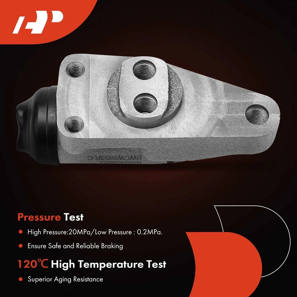 Roda de freio a tambor cilindro dianteiro destro para Chevy C60 C70 B60 P40 GMC 370 B6000 P4500 - Imagem 4 de 4
