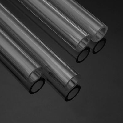 4X 500mm PETG Tubing Rigid Hard Tube 10/14mm Clear Biegen Hard Schläuche Zubehör