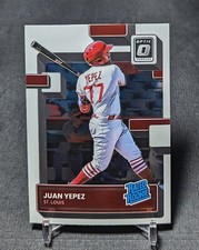 Juan Yepez Base Rated Rookie RC 2022 Donruss Optic Card #69 St. Louis Cardinals
