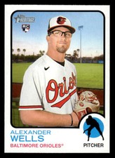 2022 Topps Heritage #662 Alexander Wells Rookie Card Baltimore Orioles