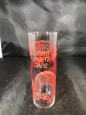 RED DRAGON GLASS CHINA NIGHT CAFE