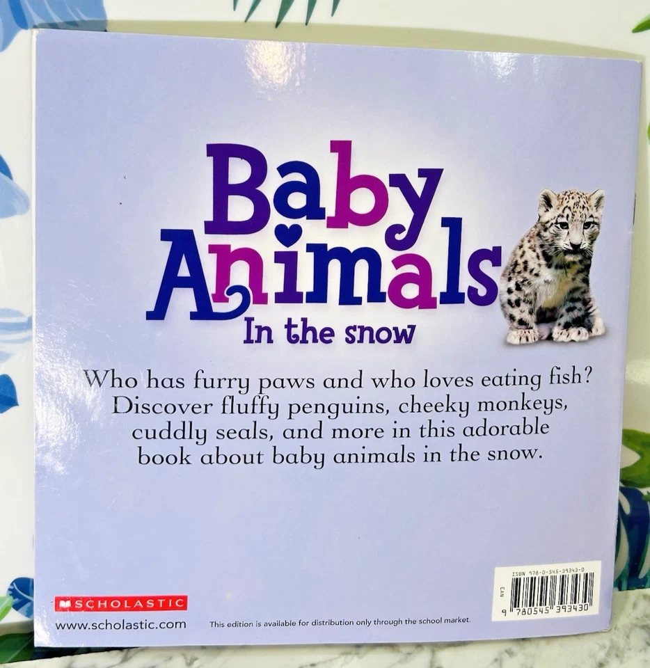 Kids Picture Book - Baby Animals in the Snow - Paperback - VERY GOOD 2010 - Image 3 of 3