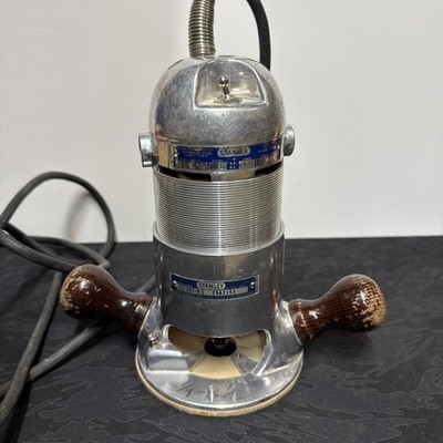 Stanley Model Type 8-B Vintage Router 5 Amp Aluminum Body USA Made