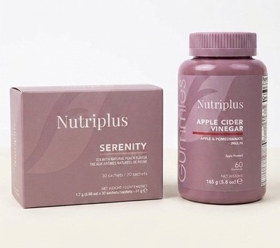 Nutriplus Wellness Set - Apple Cider Vinegar Gummies & Serenity Peach Tea