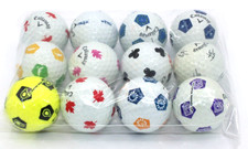 12 Callaway Assorted Custom Truvis 4A Quality Used Golf Balls