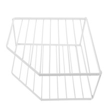  Armadio Organizer Scaffale Portaoggetti Angolare per Cucina Doppio Strato Piatti