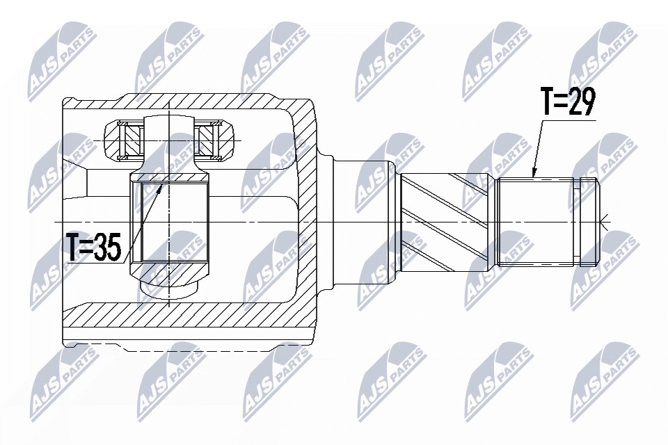 ✅Fits NTY NPW-CH-079 INNER CV JOINT  ⭐UK Seller⭐ - Image 17