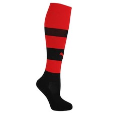 PUMA Hoop Knee High Socks Youth Boys Black, Red Casual 895854-07-Y