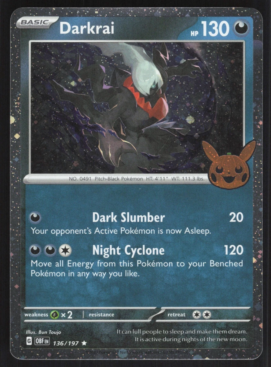 Pokemon Card Darkrai for sale | eBay