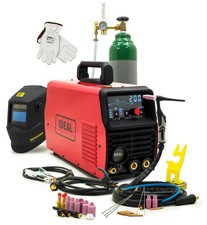 SET Ideal™ TIG/TIG AC/DC Puls 200Amp Saldatrice Inverter Alluminio Acciaio Inox