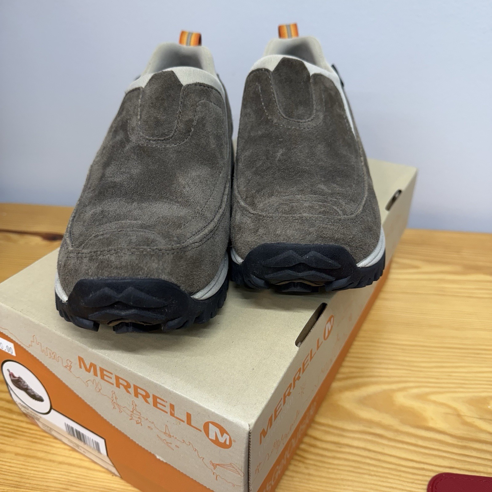 Merrell Polar Moc scarpe da trekking impermeabili donna taglia 7 marrone talpa scuro beige