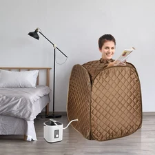 2L Home Steam Sauna Spa Pot Fast Fold Tent Kit Slim Weight Loss Detox