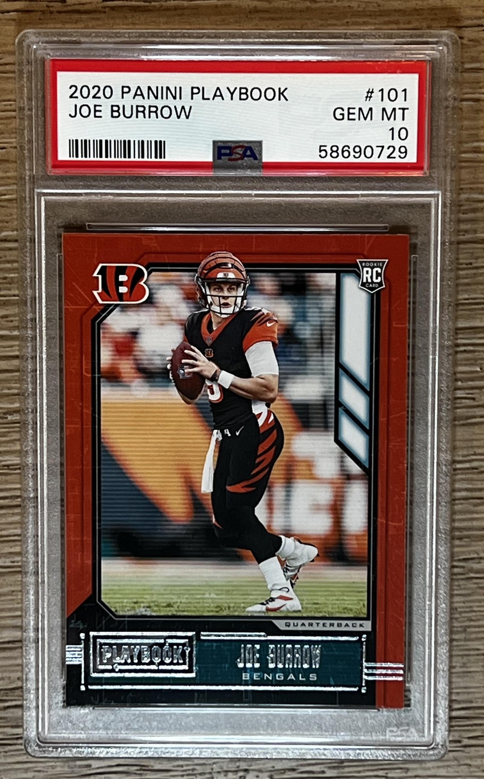 Joe Burrow Panini Playbook #101 Base