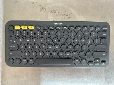 Logitech K380 Multi-Device Bluetooth Keyboard - Grey, new batteries included