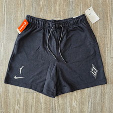 Nike Las Vegas Aces Fleece Shorts WNBA Aja Wilson Women's Medium M Black White