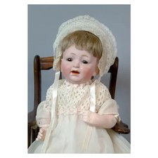 Antique German Doll 13.5” Kestner 211 ”Sammy” Baby Good Condition Display Ready