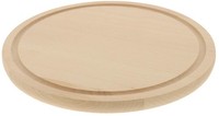 6 X FrüHstüCksbrett Schneidebrett Brett Rund Mit Saftrille D 20 Cm Buchenholz