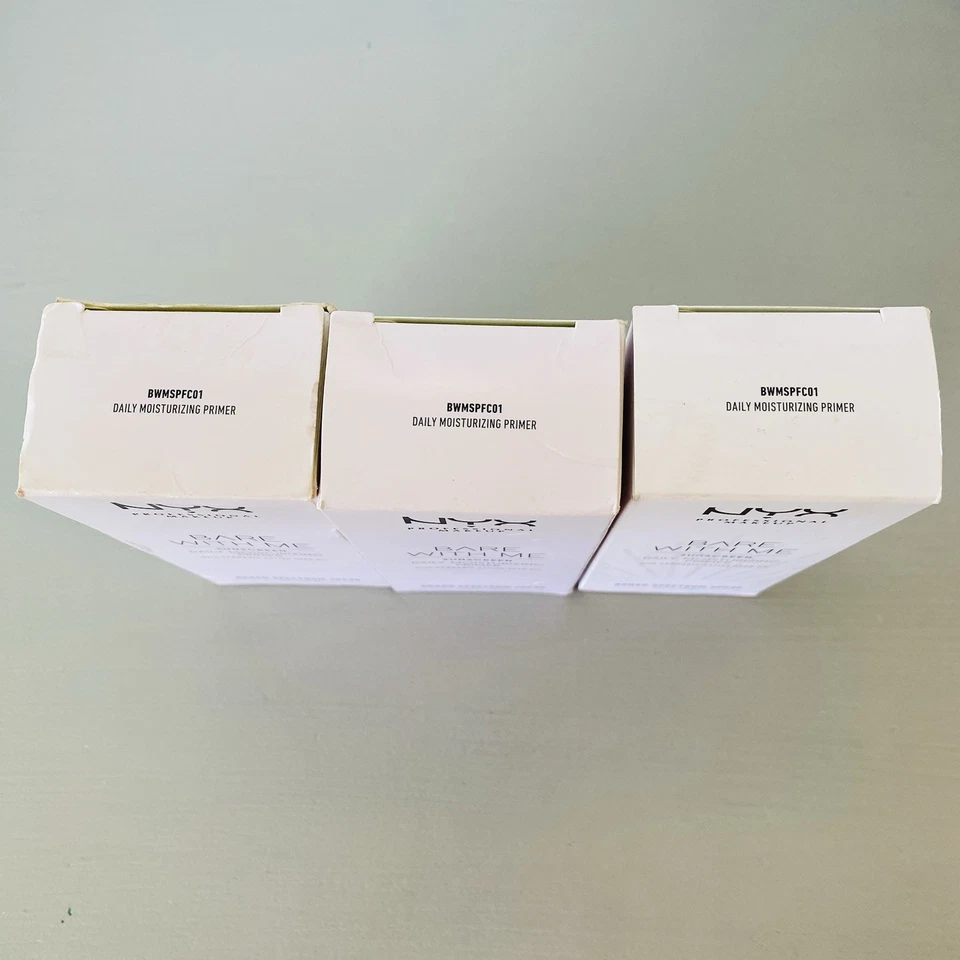 Lot Of 3 NYX Bare With Me Sunscreen Daily Moisturizing Primer FULL Size 2.5oz ea - Image 2 of 4