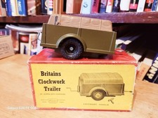 VERY NICE BRITAINS #2041  CLOCKWORK TRAILER & BOX