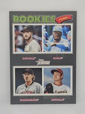 2026 Topps Heritage DARK GRAY BORDER #391 Rashi/Ogasawara/Avila/Poulin RC