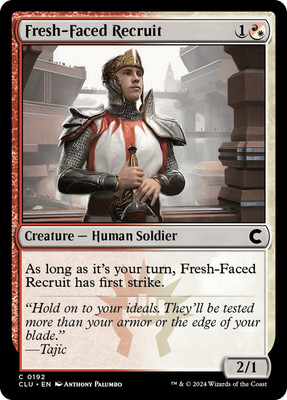 Fresh-Faced Recruit [Ravnica: Clue Edition] Near Mint