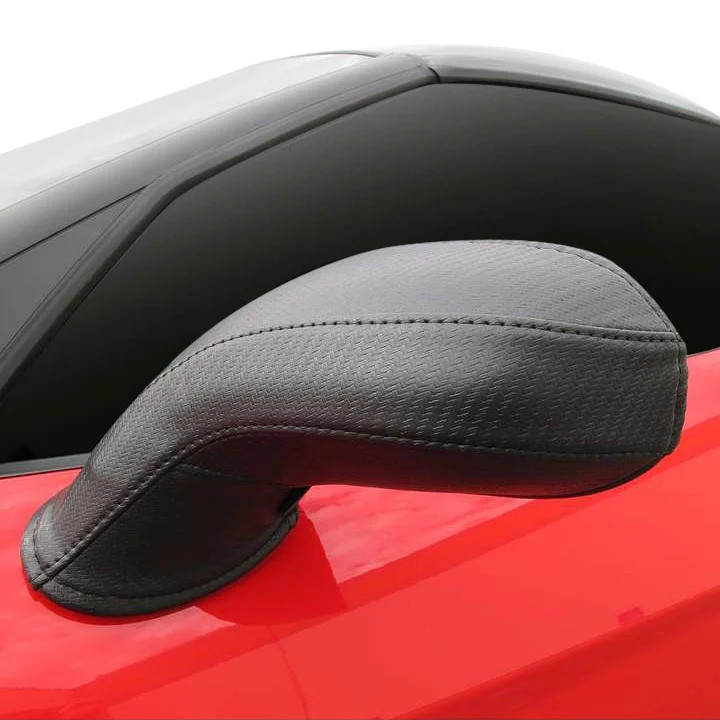 For Acura NSX 2003-2005 Colgan BM3008BC Crush Black Vinyl Mirror Bras