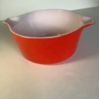 Vintage Red Pyrex Casserole Dish No Lid #474-B 1.5 Qts