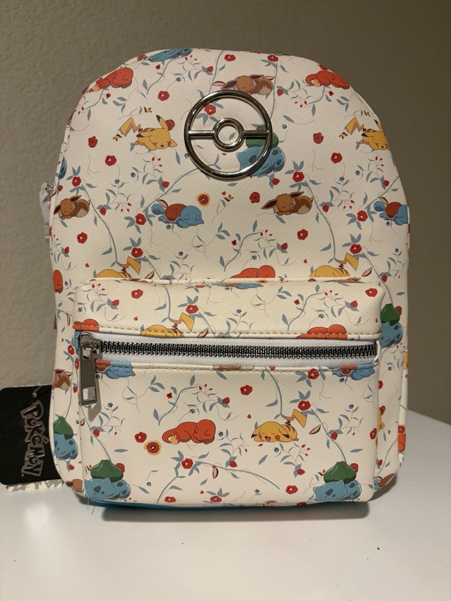 Pokémon Sleeping Starters Floral Mini Backpack with Pokéball 