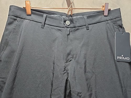 Primo Golf Jogger Pants Mens 35 Short Black Performance Tapered Ankle Zip NWT - Picture 10 of 10