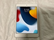 Apple iPad mini 4 128GB Wi-Fi Silver A1538 7.9  Tablet Fully Functional