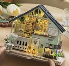Mini Dollhouse Wooden Kit DIY Craft Tiny House for Decoration- Plant Studio — photo 6